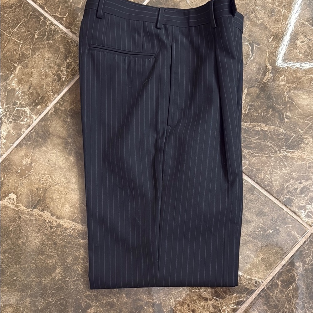 J.Ferreira BLACK pin Stripes